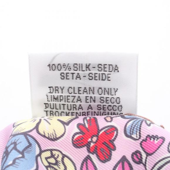 HERMES Pink Silk Scarf - Picture 3 of 4